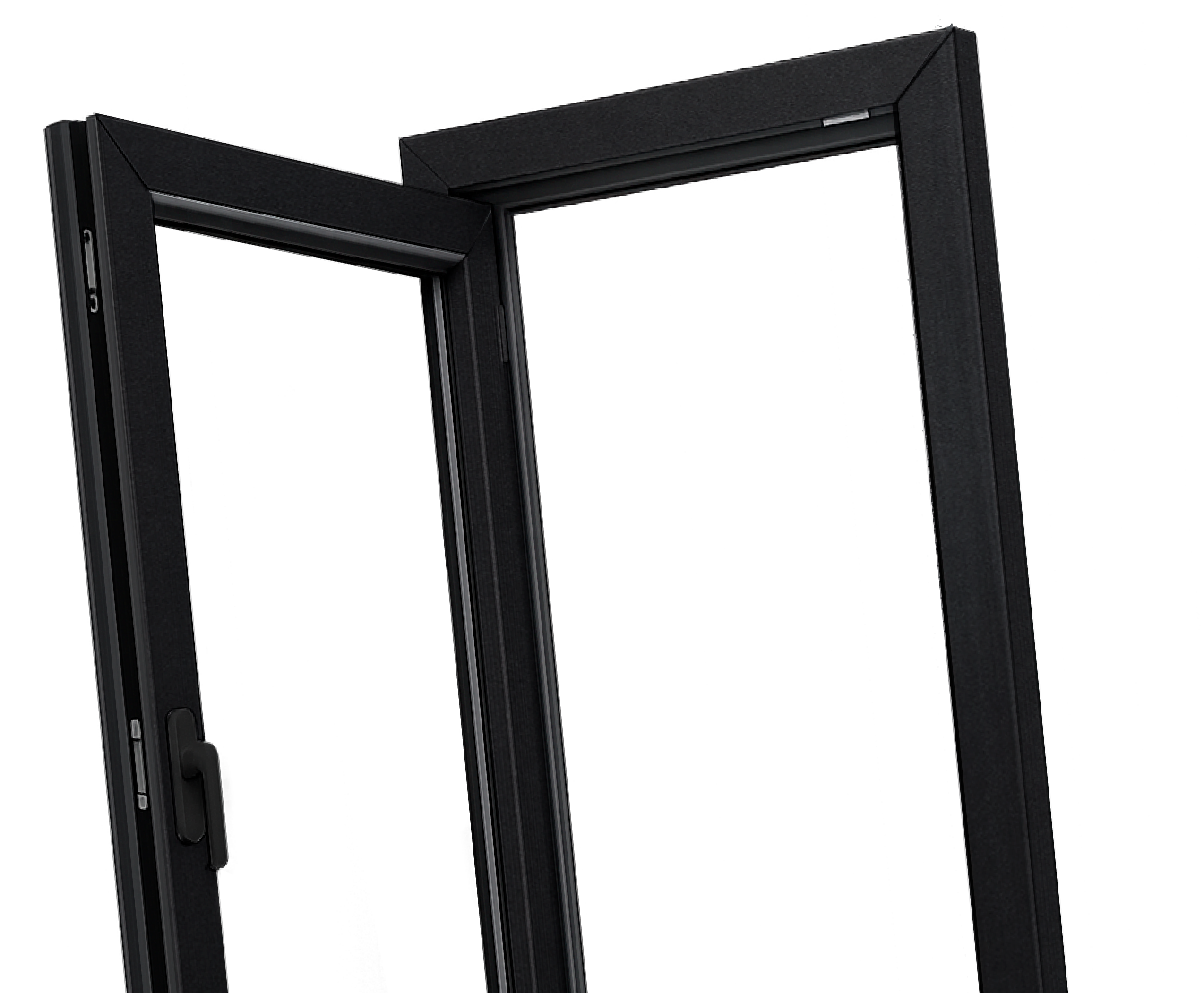 Ventana PVC Negro Jet Black